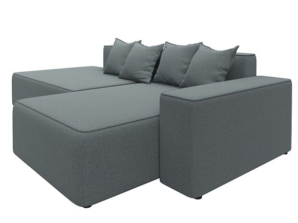 Диван угловой Лига-079 угол правый Рогожка серый - Вид 3