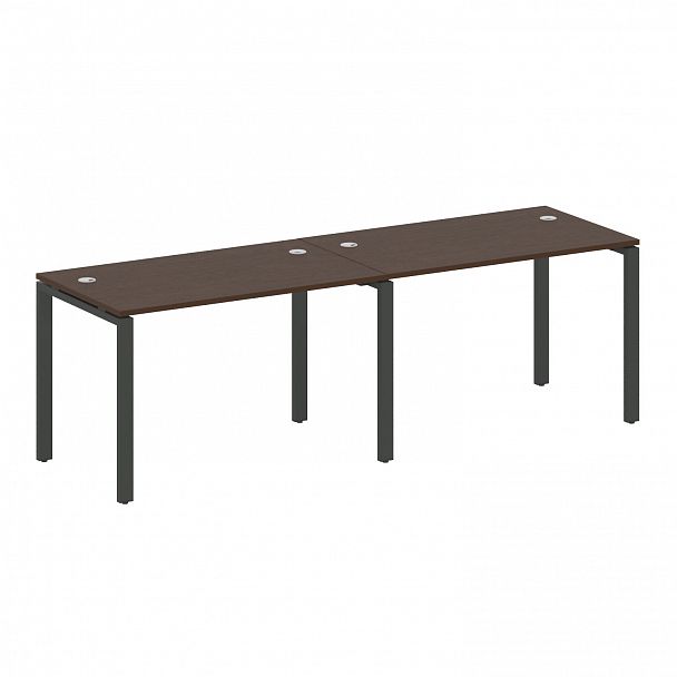 Рабочая станция "Metal System" БП.СМ-2.2 венге/антрацит - Вид 1