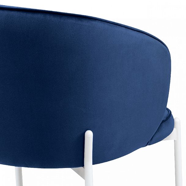 Комплект кухонных стульев Миэль синий велюр/белый, 3 шт. - Вид 9
