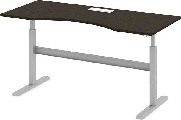Стол офисный рабочий "Трансформер"  ПК-ТРС-СТЭ180Х80КК/МРМ-В1-179 дуб ферраре - Вид 1