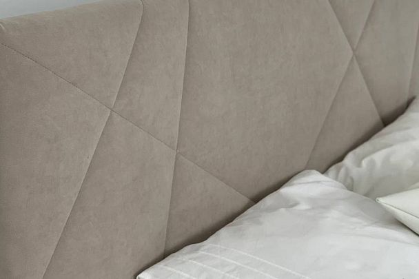 Кровать с основанием Бест 160х200 см ZO.KM1.6-16.2170 капучино (велюр) - Вид 6