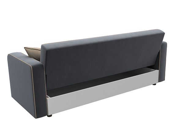 Диван-книжка Тур Велюр серый - Вид 6