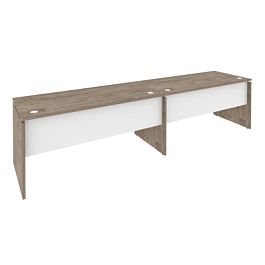 Onix Рабочая станция O.RS-2.4.7 Тиквуд темный/Белый бриллиант 3160*720*750 - Фото предпросмотра