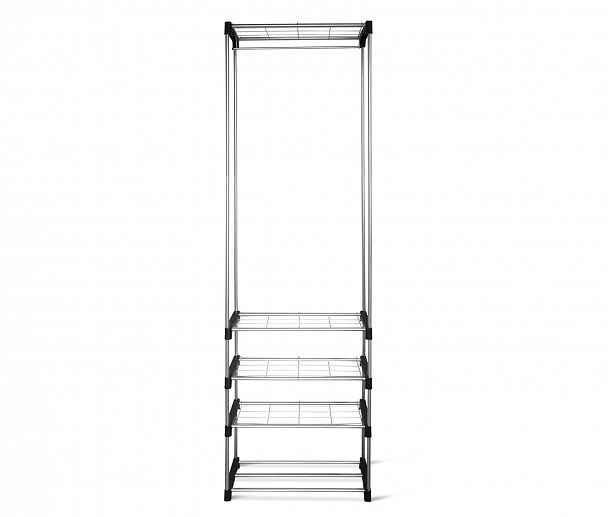 Вешалка-штанга Sheffilton SHT-WR12 черный/хром лак - Вид 4