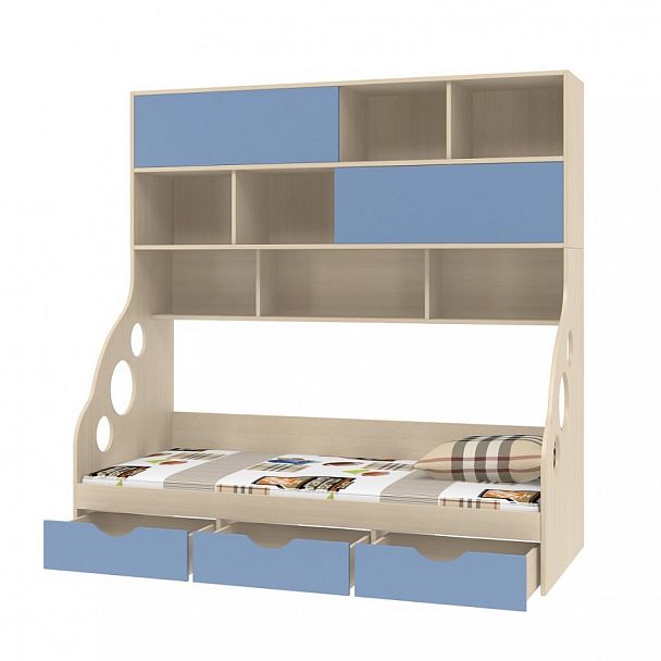 Кровать с антресолью "Дельта-21.12" - Вид 2