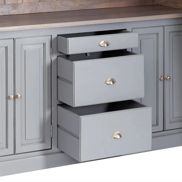 Буфет Secret de Maison Брайтон/Brighton (мод. OD-004), дерево акации/дерево манго/МДФ, Antique grey/grey wash - Вид 6