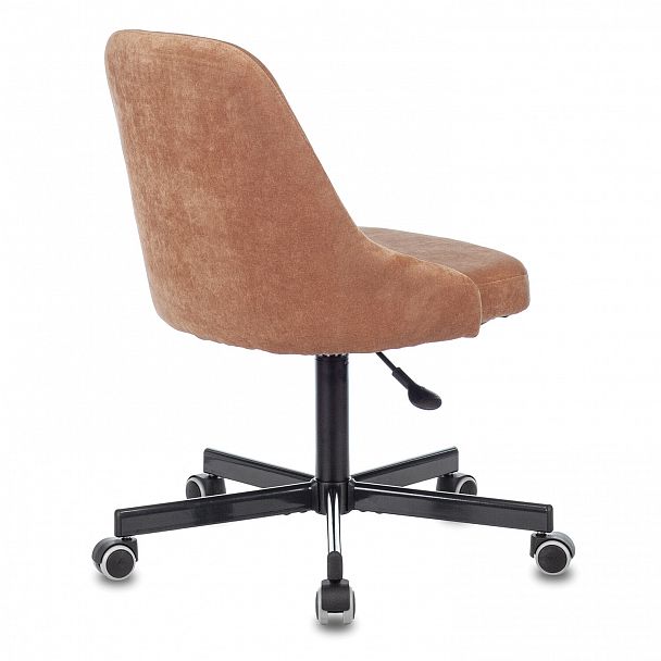 Кресло CH-340M, пятилучие металлическое, ткань, светло-коричневое, 1397884 - Вид 6