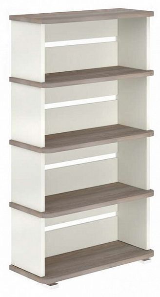 Стеллаж Домино СБ-25/4 Белый/Нельсон - Вид 1