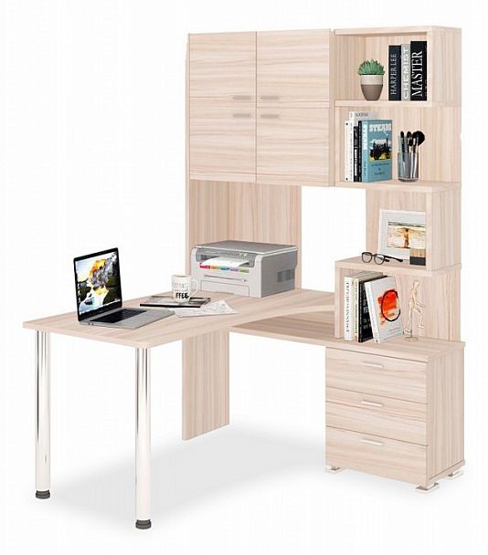 Стол компьютерный Домино СР-500М/140 Карамель правый - Вид 1