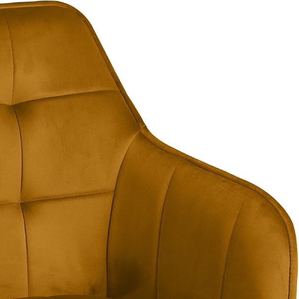 Комплект полубарных поворотных кресел Мони К, Confetti chai tea/белый, 2 шт. - Вид 9