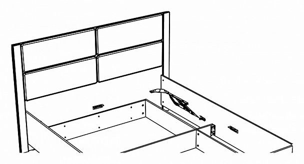 Кровать двуспальная Livorno НМ 040.52 - Вид 2