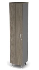 Гардероб (штанга) ДВП L,R Берлин Дрифтвуд/Серый ШГ51-45/60 з/с ДВП - Фото предпросмотра