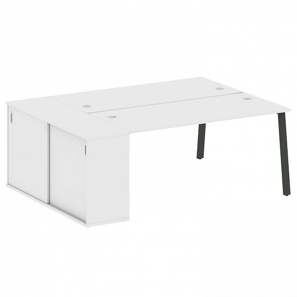 Рабочая станция "Metal System" БА.РС-СШК-1.4 белый/антрацит - Вид 1