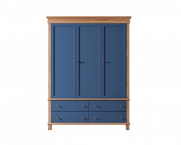 Шкаф трехстворчатый "Jules Verne" из березы и ясеня JV27/3ETGYB - Вид 1