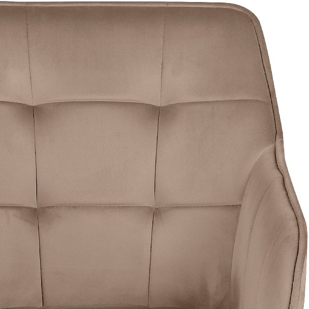 Комплект полубарных поворотных кресел Мони К, Confetti latte/черный, 3 шт. - Вид 8