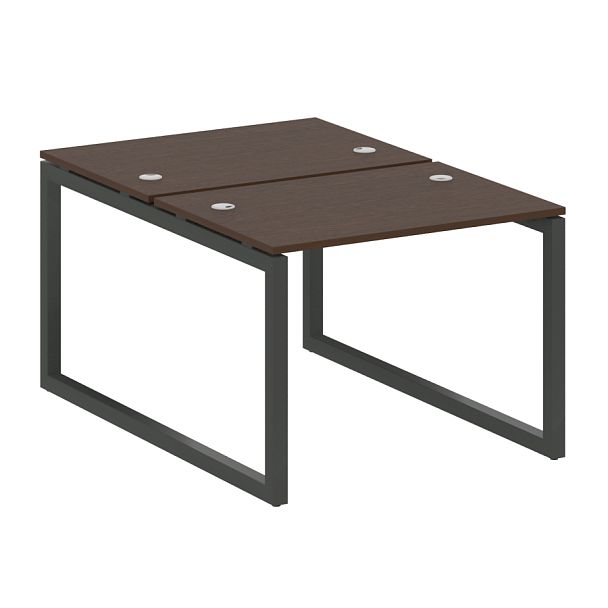 Metal System Quattro Р. ст. на О-образном м/к 50БО.РАС-СП-2.1 Венге/Антрацит металл 1000*1475*750 - Вид 1