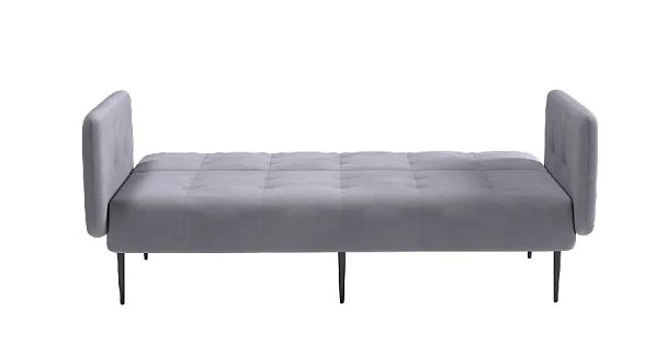 Monaco диван-кровать прямой с подлокотниками, трехместный, бархат 03 - Вид 5