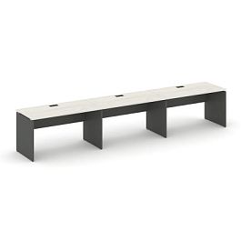 Стайл Проджект Рабочая станция 1 сторон. SN-D.ORS-033 Дуб Наварра/Антрацит NEW/Черная Заглушка 4140* - Фото предпросмотра