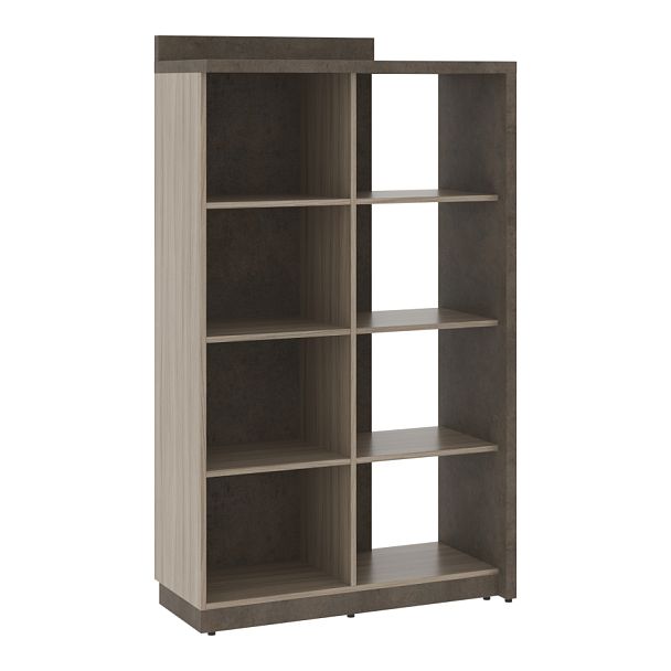 Стеллаж СФ-534101 Бетон чикаго тем F187 ST9/Дрифтвуд H3090 ST22 1037х454,5х1770 WOOD&STONE - Вид 1