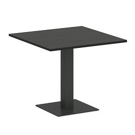 Home Office Стол квадратный VR.SP-5-90.2 Суар тёмный/Антрацит металл 900*900*750 - Фото предпросмотра
