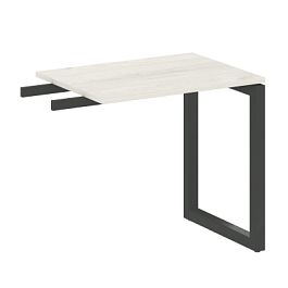 Metal System Quattro Приставной элемент на О-образном м/к 50БО.ПР-2 Дуб наварра/Антрацит металл 800*600*750 - Фото предпросмотра