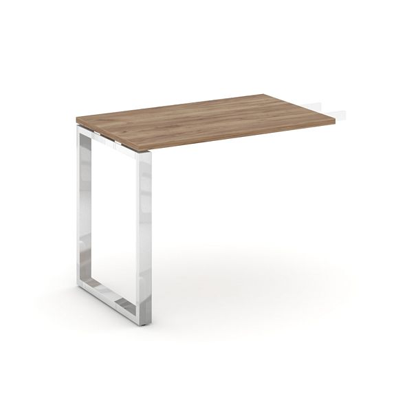 Style Project Direct Lux Брифинг-приставка M-SN-6O.BR-005 Дуб Табак/Нержавеющая Сталь/Хром 1380*600*750 - Вид 1