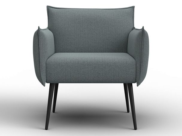 Кресло Лига-083 Рогожка серый - Вид 2