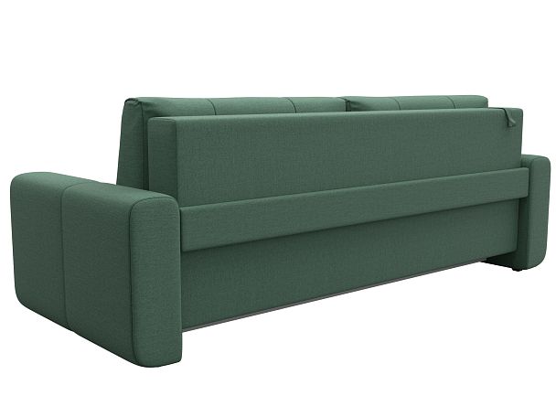 Диван прямой Лига-031 Рогожка зеленый - Вид 6