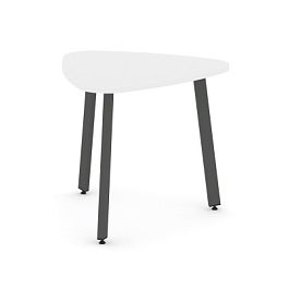 Стайл Проджект Стол переговорный SN-6.SPRG-70.3 Белый/Металл Антрацит 900*900*750 - Фото предпросмотра