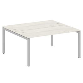 Metal System Quattro Р. ст. на П-образном м/к 50БП.РАС-СП-2.4 Дуб наварра/Серый металл 1600*1475*750 - Фото предпросмотра