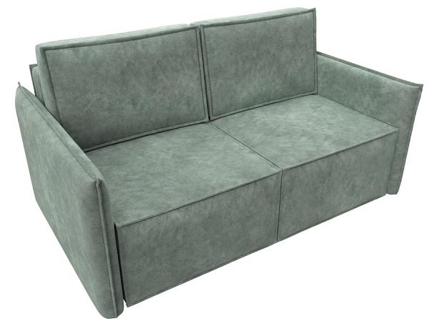 Диван прямой Либерти мини Велюр зеленый - Вид 5