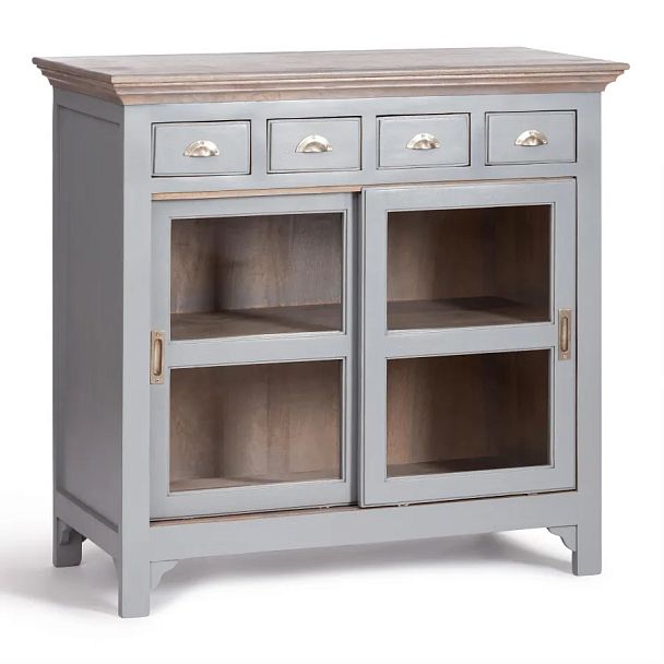 Комод Secret de Maison Брайтон/Brighton (мод. OD-003), дерево акации/дерево манго/МДФ, Antique grey/grey wash - Вид 1