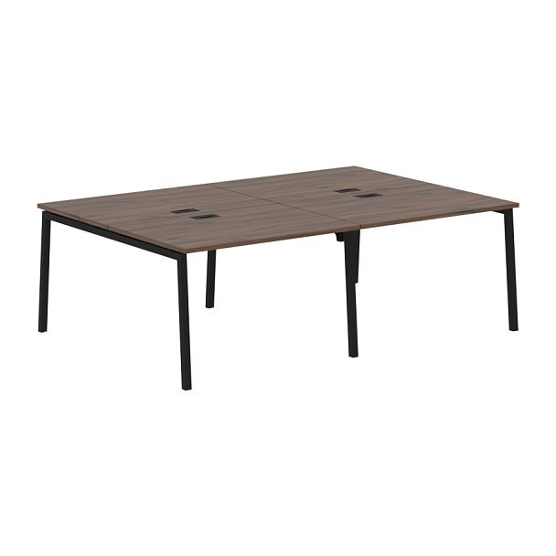 Стол 4-х местный ELWST 2316 Дуб Денвер тёмный/Черный 2326х1606х750 EDIS - Вид 1