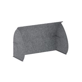 AcustiX Кабина настольная скругленная на стол L600 VE.KB2-158.6 Морская Галька 1580*600*1000 - Фото предпросмотра