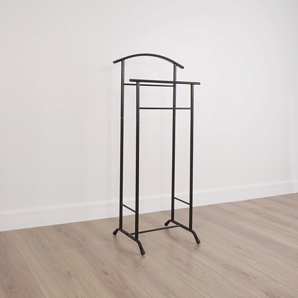Вешалка-стойка костюмная "Стиль-3", 1080х470х350 мм, металл, черная, ВНП 300 Ч - Вид 4