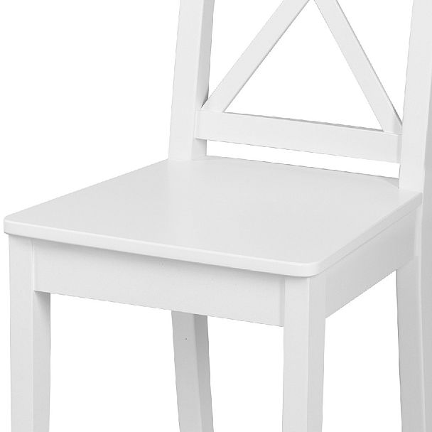 Комплект деревянных стульев с жестким сиденьем Бергольф Белый, 2 шт. - Вид 10