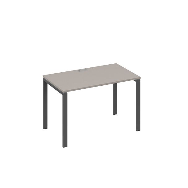 Стол письменный на металлокаркасе UNO A4 А4 Б1 013 БП мокко премиум / металлокаркас антрацит - Вид 1