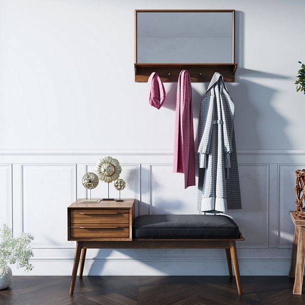 Лавка с зеркалом "Bruni" BR-40 - Вид 4