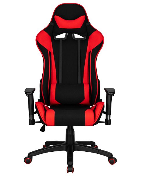 Кресло игровое DOBRIN DALLAS (черно-красная ткань) - Вид 6