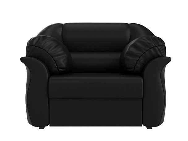 Кресло Карнелла (полностью экокожа черная) - Вид 2