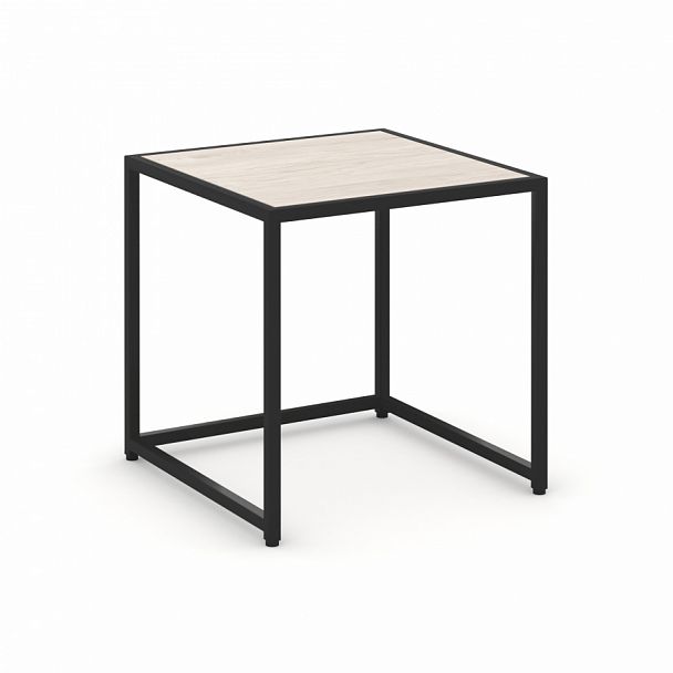 Стол журнальный "Loft" VR.L-SJK-50 Денвер Светлый/Черный - Вид 1