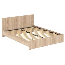 Кровать с изголовьем KBW 2016.1 Дуб Сонома светлый 1600х2000х800 - Фото предпросмотра