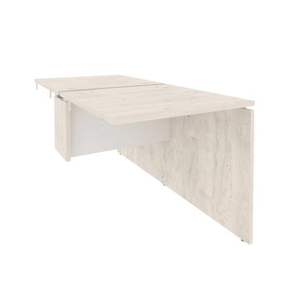 Onix Стол-приставка двойной к опорным элементам O.D.SPR-0.8 Денвер светлый/Белый бриллиант 780*1635*750 - Вид 1