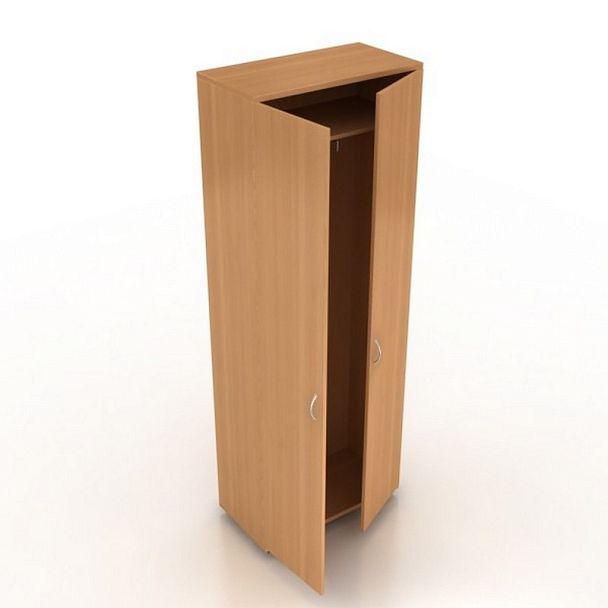 Шкаф для одежды Менеджер Ш-01+ДШ-01/02 орех - Вид 2