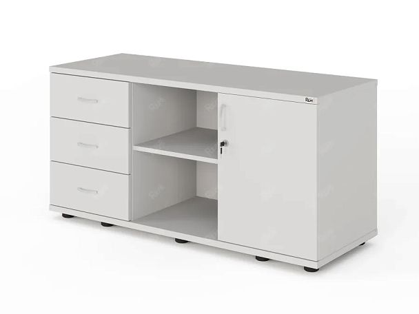 ЛАЙТ / LIGHT RLG023-120x45 Тумба 4 ящика 120x45x60 Белый - Вид 1