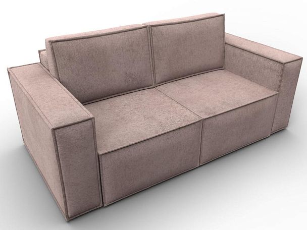 Диван прямой Куба мини Велюр бежевый - Вид 6