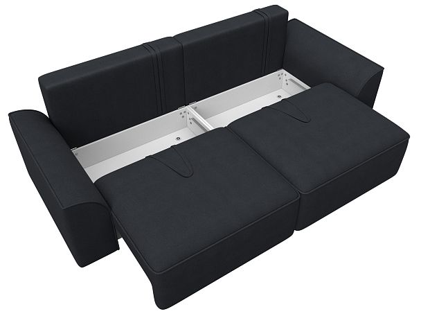 Диван прямой Лига-048 НПБ Замша серый - Вид 8