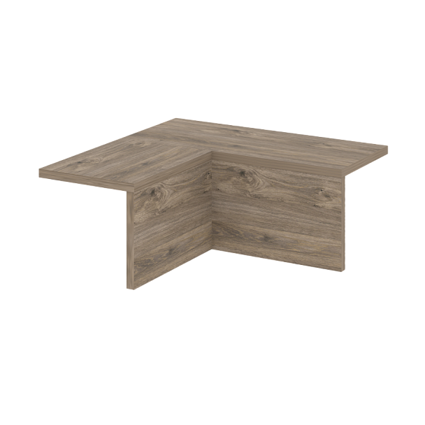 Накладка угловая низкая внутренняя "Onix" О.R-NU.N.VNU тиквуд темный - Вид 1