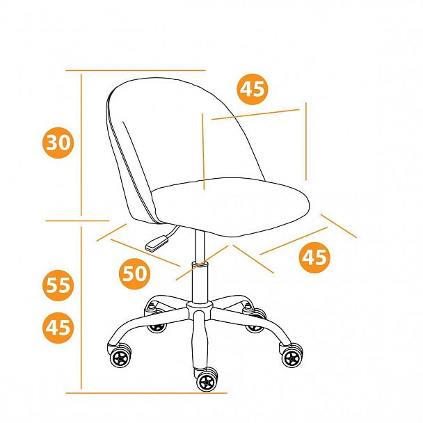 Стул компьютерный Melody - Вид 10