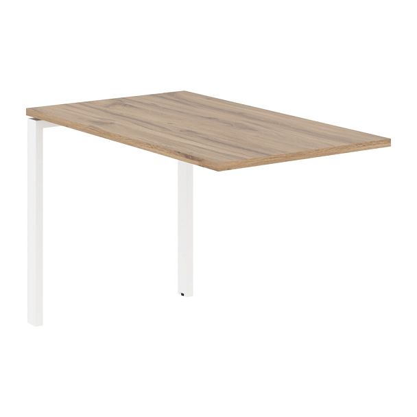 Брифинг-приставка EUB 1167 Дуб Денвер светлый/Белый 1160х670х750 EDIS - Вид 1